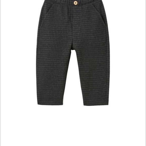Zara Charcoal Kids Formal Trousers - Picture 1 of 4